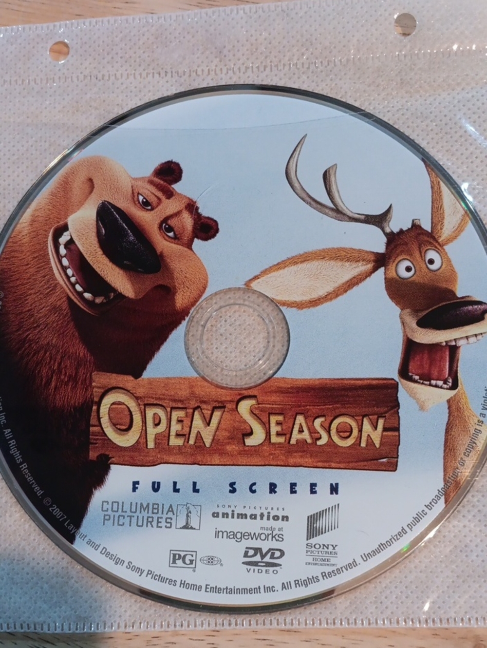 Open Season DVD *NO CASE*